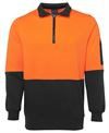 JB's HI VIS 1/2 ZIP FLEECY